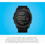 Garmin Enduro™ Montre Intelligente GPS Ultra-performante 3 – 51 mm, Solaire, Saphir, autonomie extrême, cartographie détail 3