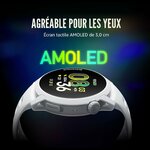 COROS Pace 4 Montre Sport Ultralégère- Noir Silicone, Standard Noir Silicone Standard 3
