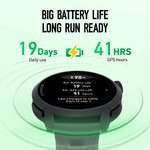 COROS Pace 4 Montre Sport Ultralégère- Noir Silicone, Standard Noir Silicone Standard 4