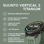 SUUNTO Vertical 2 Montre de Sport GPS, écran AMOLED 1.5” avec 115+ Modes Sage Titanium 2