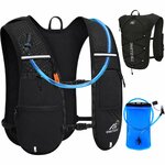 Gilet Hydratation Running Femme avec Flasque Running de 500 ML/Poche à Eau de 2L, Sac Hydratation Running Homme Léger 6L, Gil