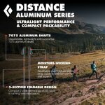 Black Diamond Distance Z Poles Bâtons de Trail, de randonnée, de Trekking Mixte 100 cm Gris étain 2
