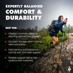 Black Diamond Distance Z Poles Bâtons de Trail, de randonnée, de Trekking Mixte 100 cm Gris étain 5