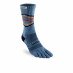 INJINJI - Performance 2.0 - Trail Midweight Crew Granite - Chaussettes - Mixte L Lac