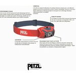 PETZL - Lampe Frontale ACTIK - Activités Outdoor - Multifaisceau - Homme/Femme - Rouge - 450 lumens 3