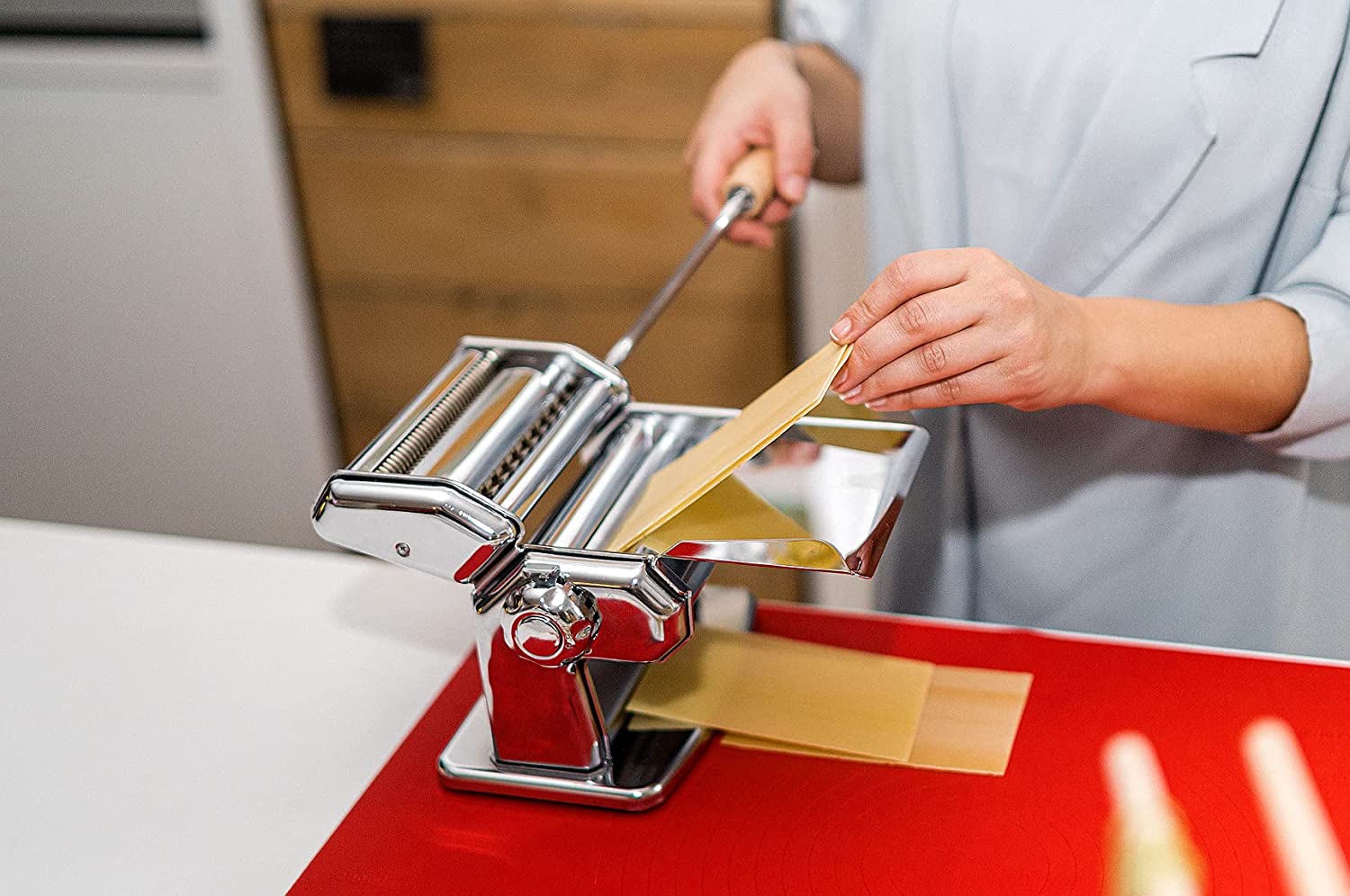 Imperia SP150, machine à pâtes manuelle, vue 6