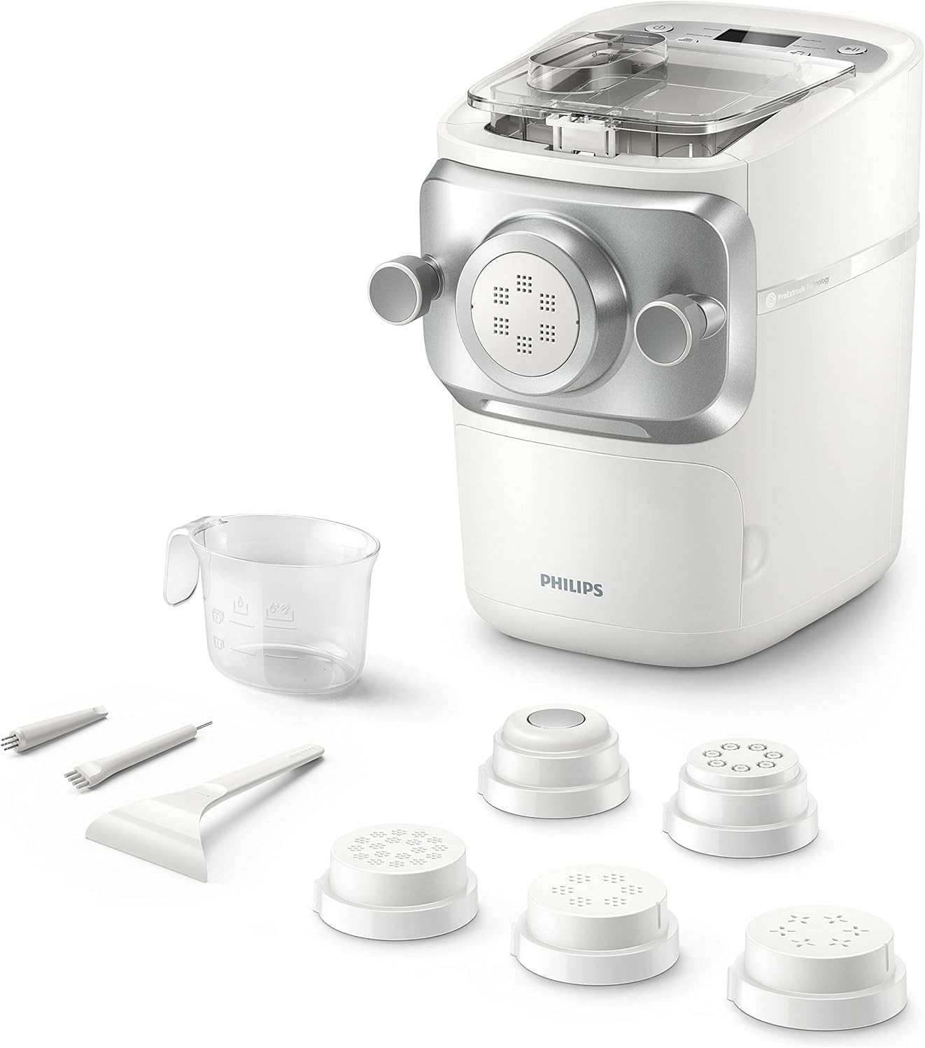 Philips 7000 blanche, machine à pâtes automatique, vue 2