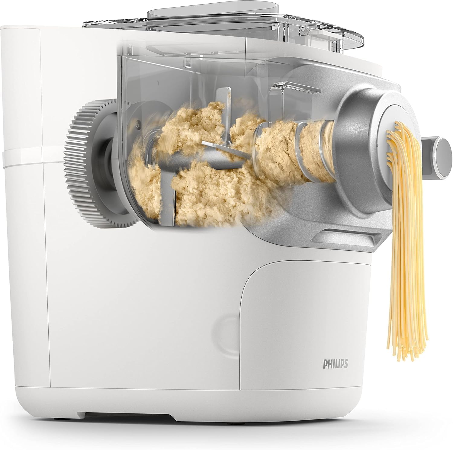 Philips 7000 blanche, machine à pâtes automatique, vue 3