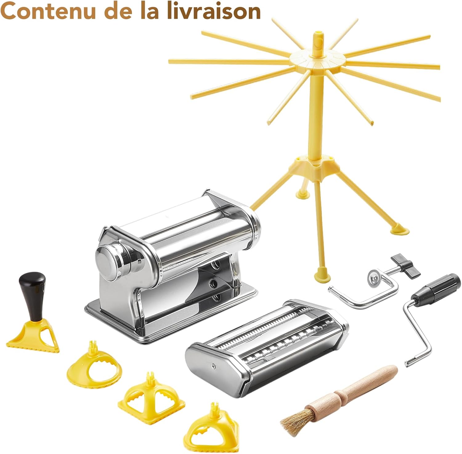 Rossetto, machine à pâtes manuelle, vue 7