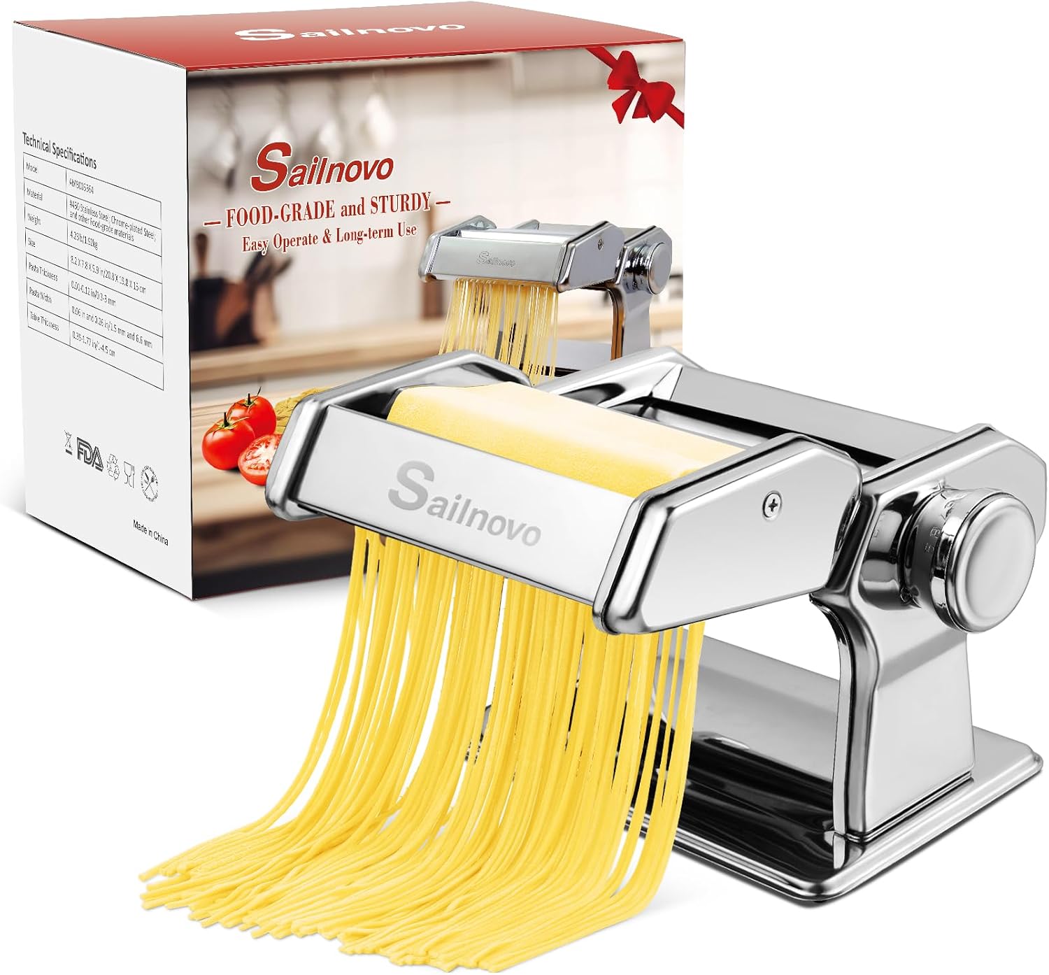 Sailnovo 180, machine à pâtes manuelle, vue 8