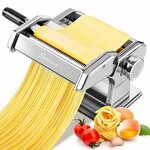 Machine à pâtes manuelle Sailnovo 180 en aluminium argenté