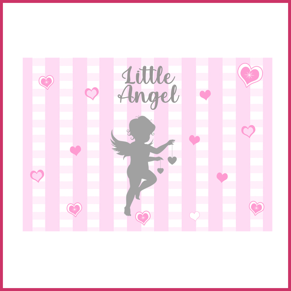 7 Birthday cards baby shower pink girl