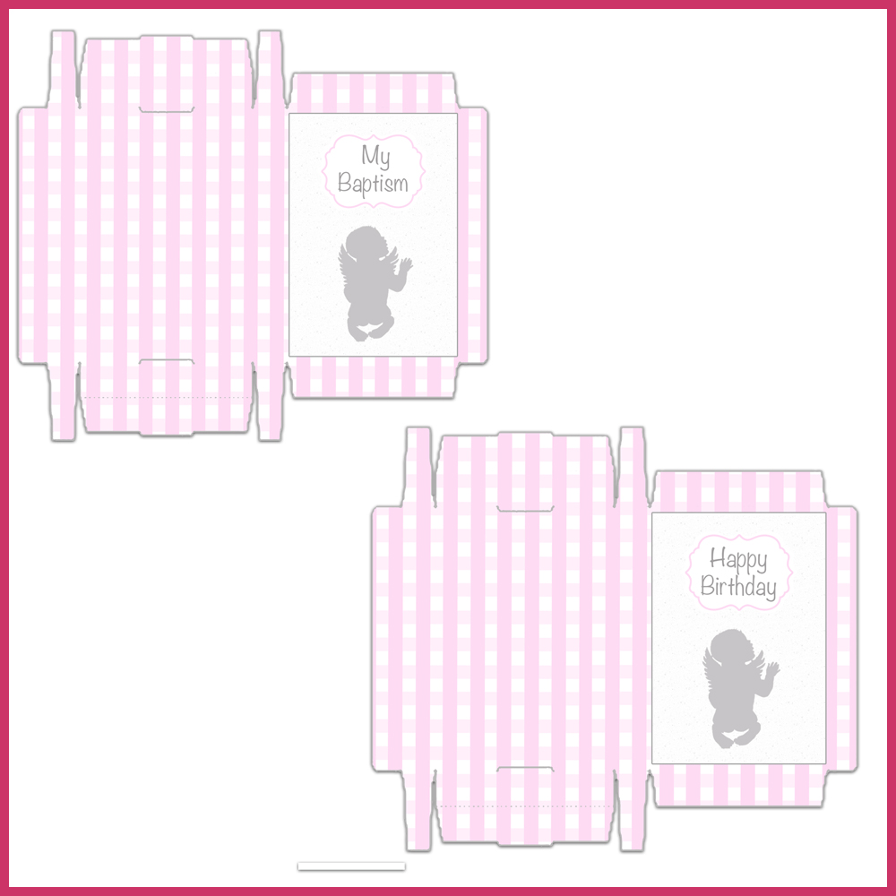 7 playing cards baby shower pink girl