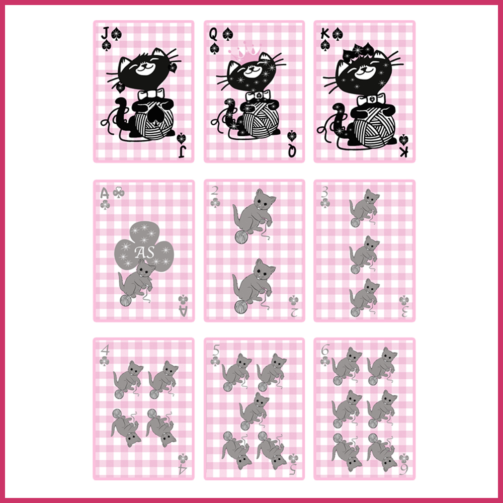 6 Jeu carte enfant petit chat