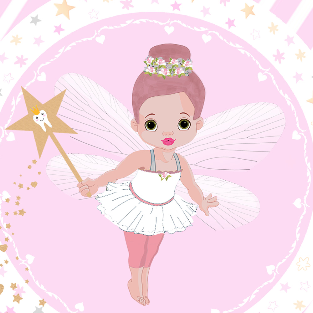 2 Carte pink tooth fairy