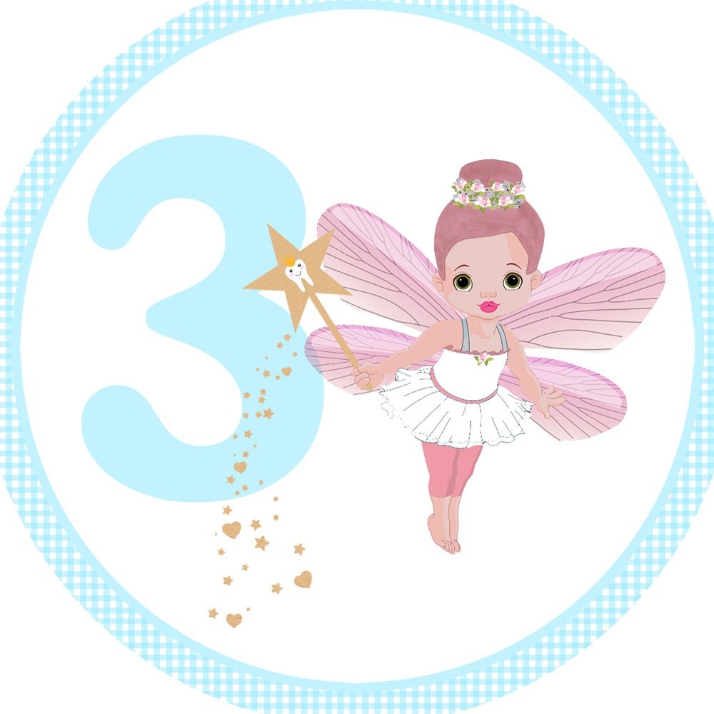 6 Cards tooth fairy numbers