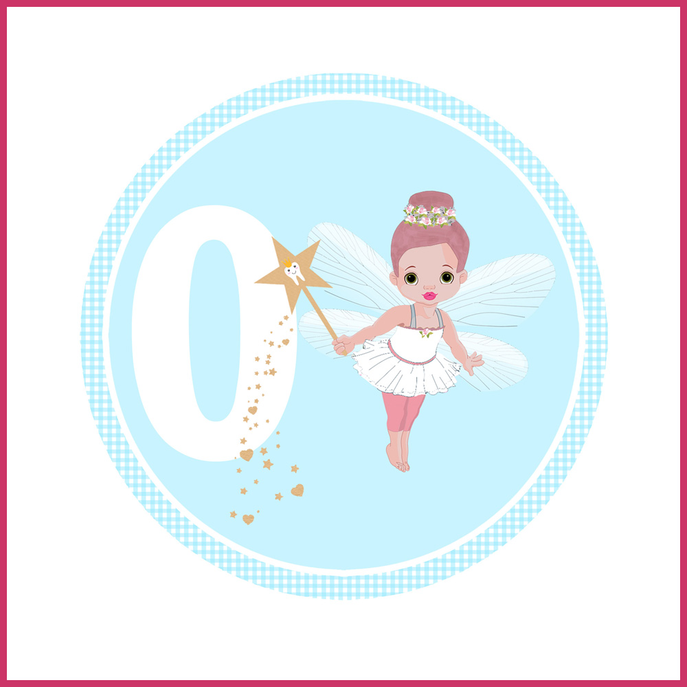 2 Cards tooth fairy numbers