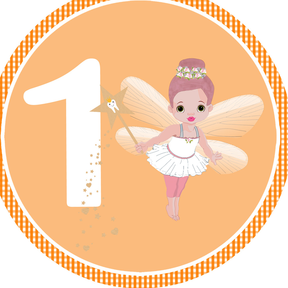 8 Cards tooth fairy numbers