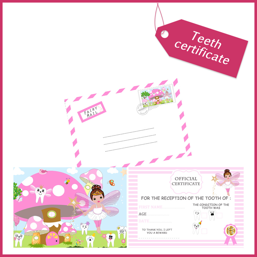 1 Teeth certificate children boy girl