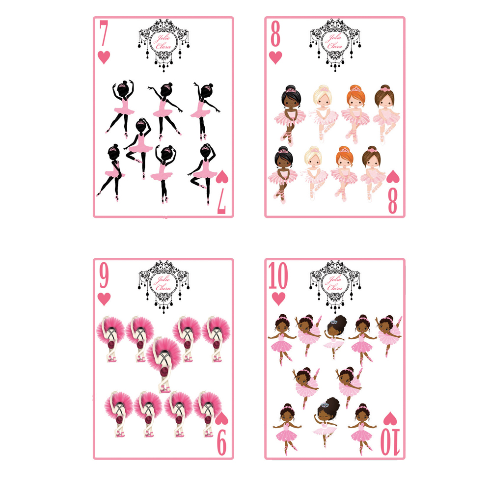 9 Jeu carte enfant danseuse ballerine