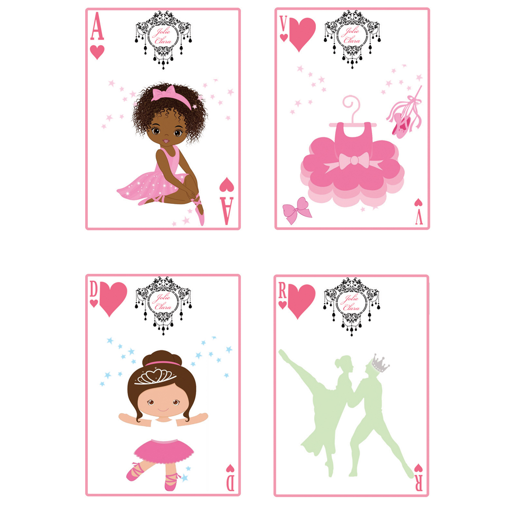 3 Jeu carte enfant danseuse ballerine