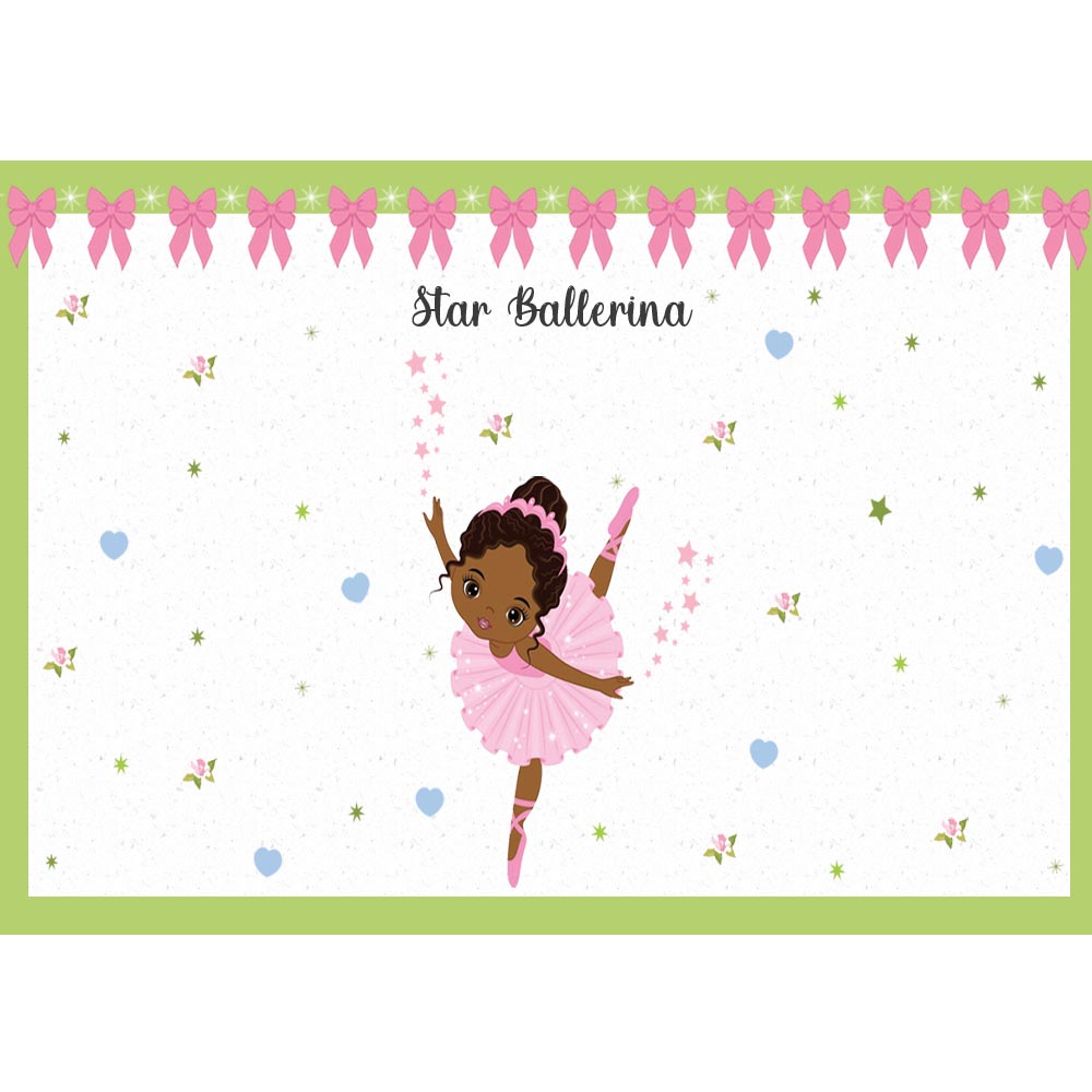 7 Birthday cards ballerina pink girl
