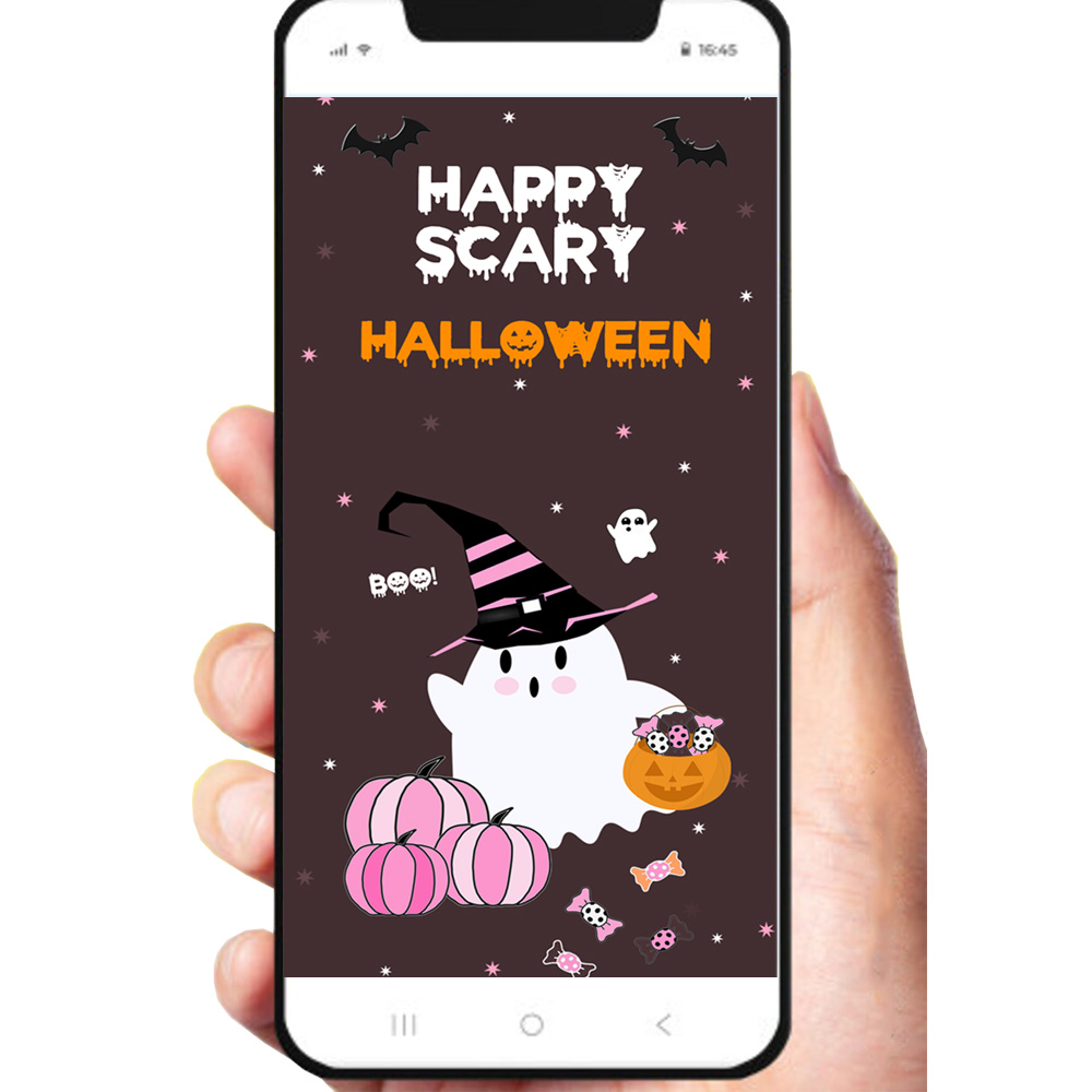 3 Iphone Wallpaper halloween citrouille