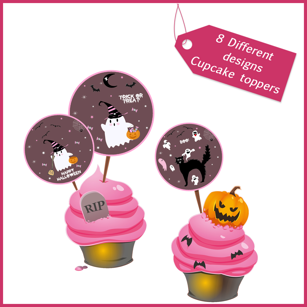 1 cupcake toppers holiday halloween