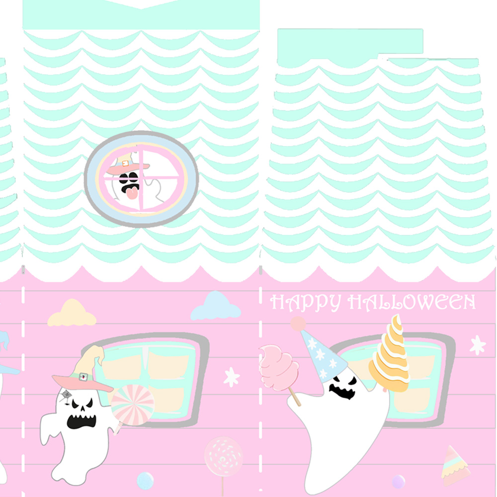3 Box candy Halloween GHOSTS