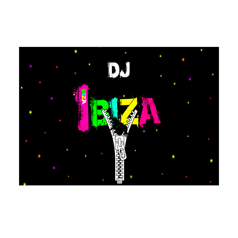 7 Birthday cards Ibiza party