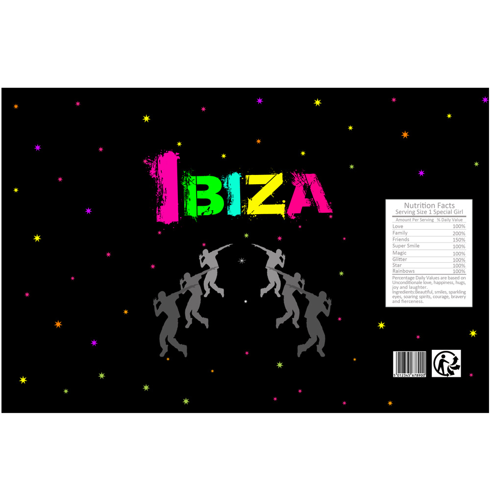 6 packet chip bag birtdhay DJ party Ibiza