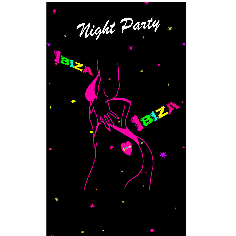 2 Iphone Wallpaper soirée DJ disco party Ibiza