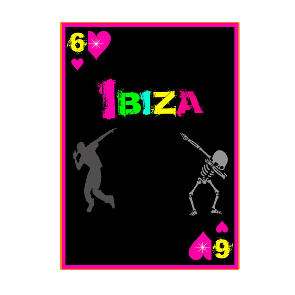 7 jeu carte FÊTES DISCO IBIZA