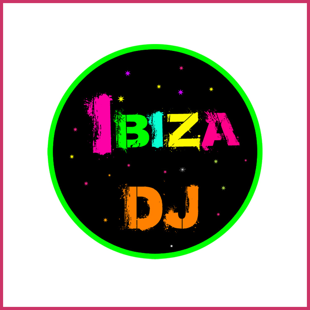 8 Drink Coasters DJ Ibiza vacances decoration party