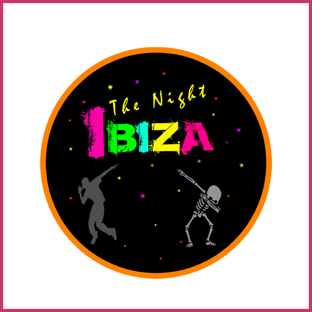 7 Drink Coasters DJ Ibiza vacances decoration party