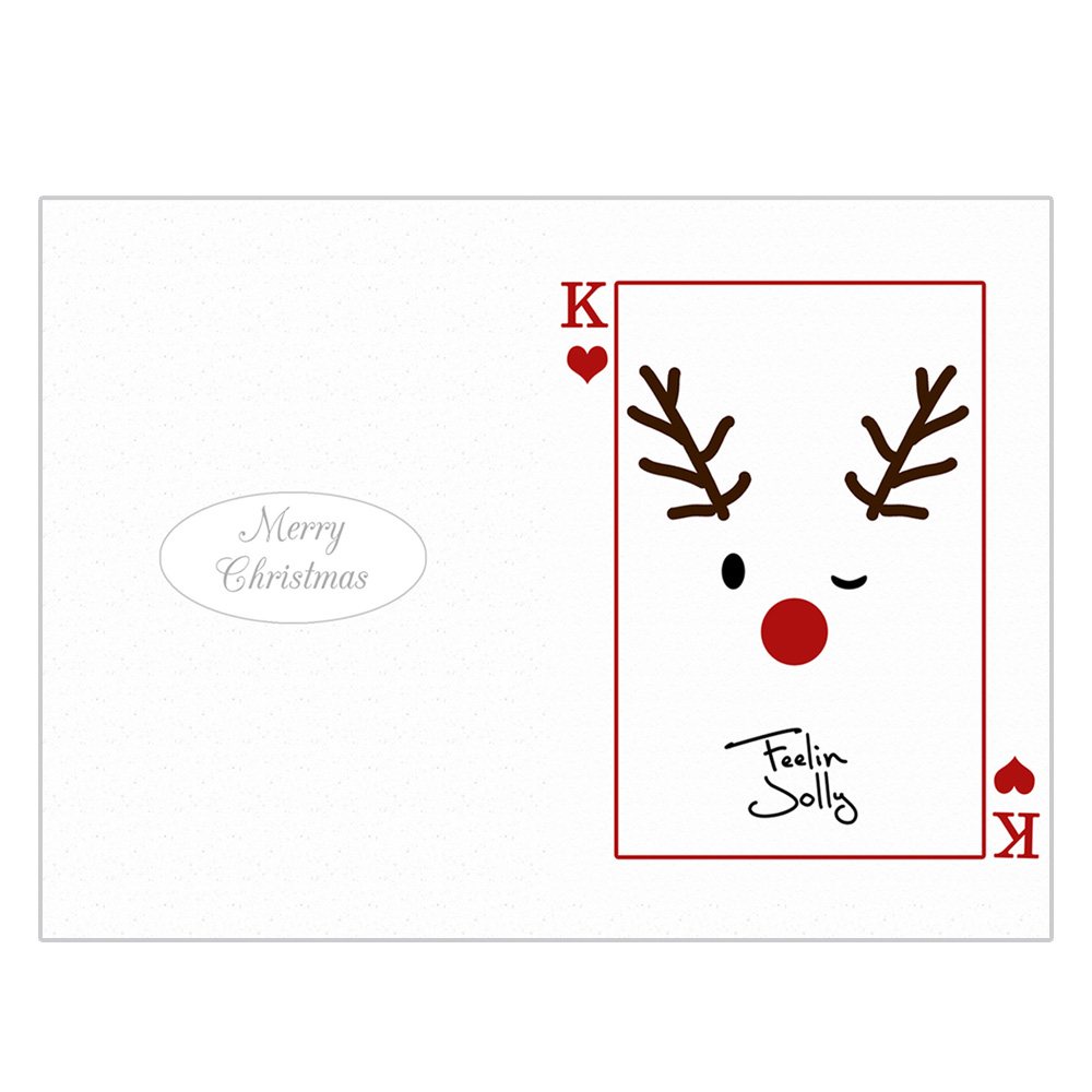 3 Merry Christmas card doe deer fawn