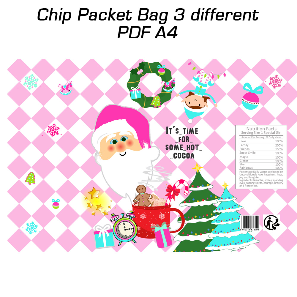 4 Chip bags vibes christmas tree christmas elf
