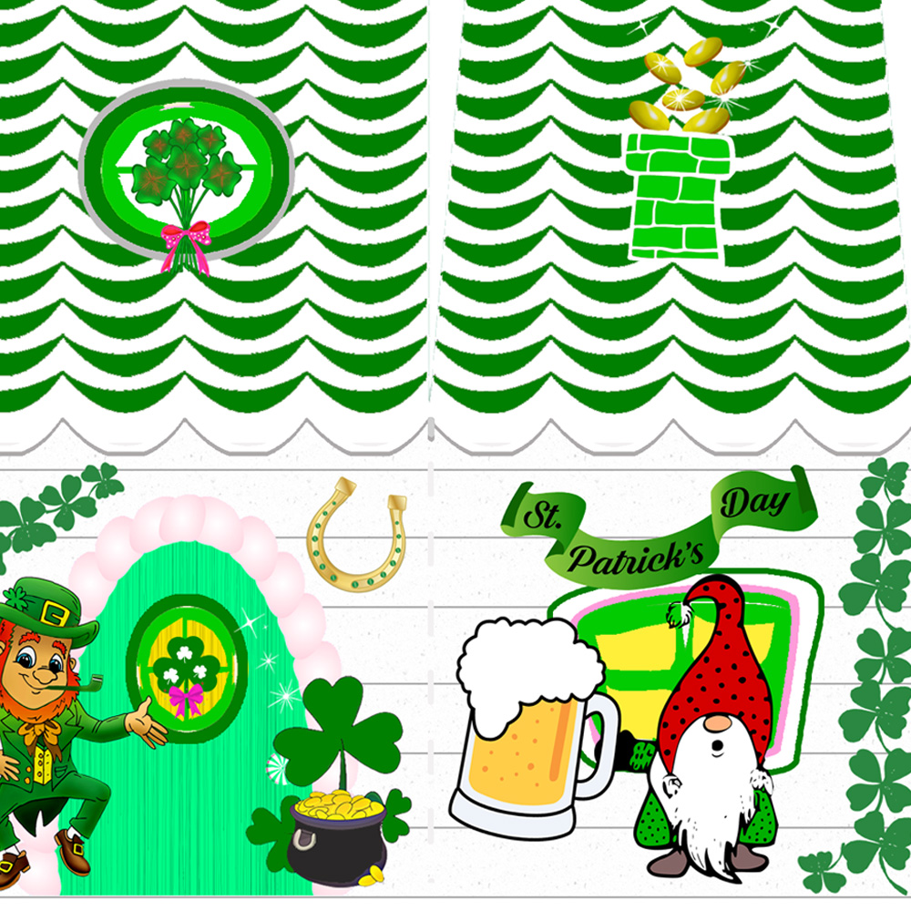 2 Box candy Saint Patricks Day box decoration