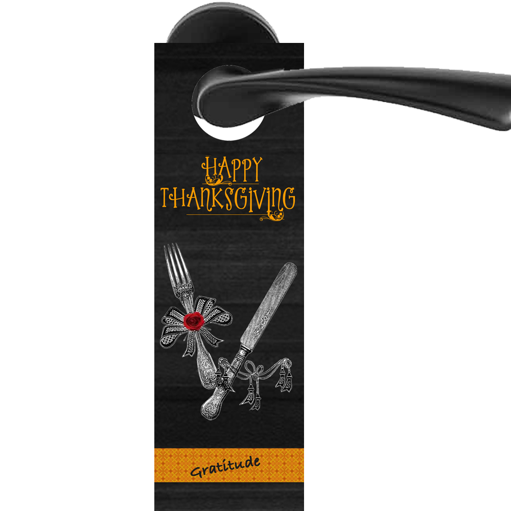 4 accroche porte thanksgiving decoration