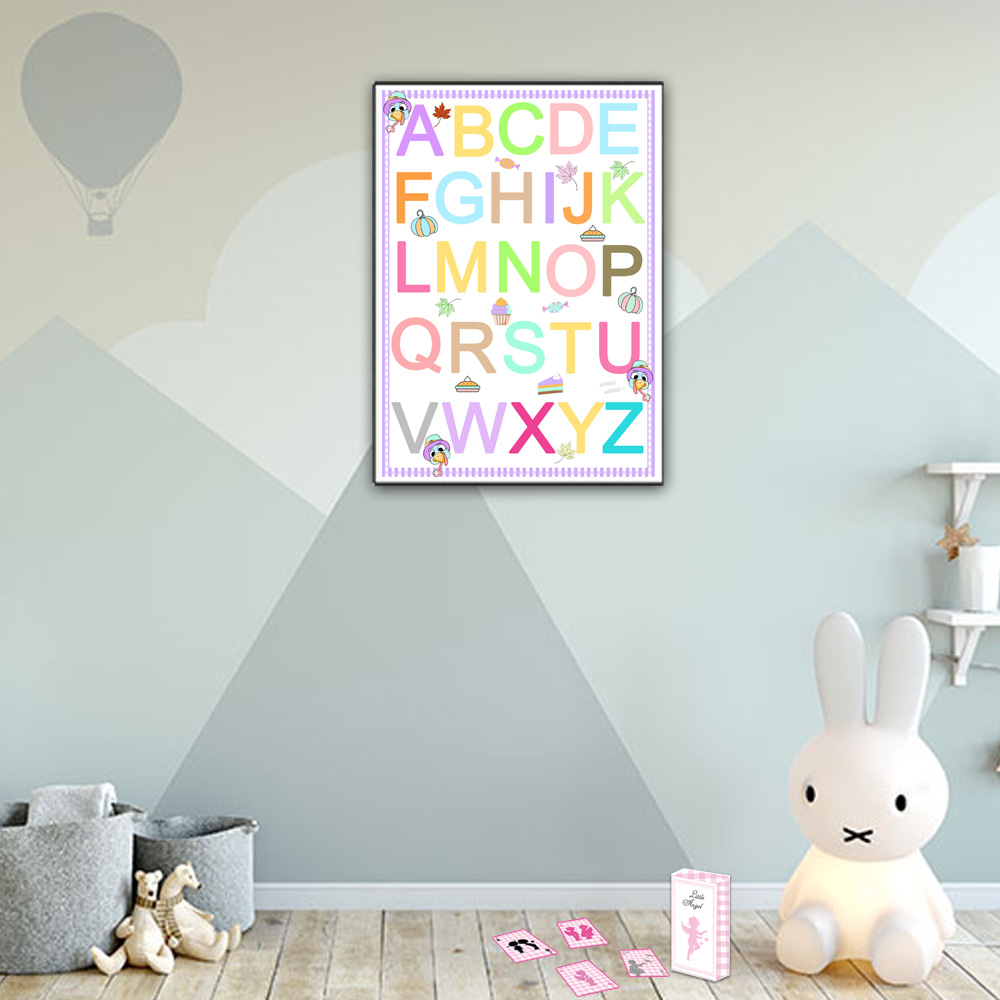 2 Affiche chiifre et alphabet thanksgiving