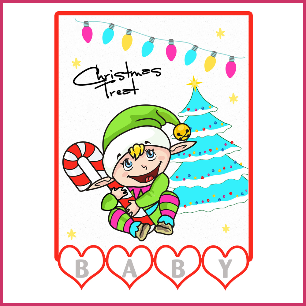 2Banners baby milestones Christmas imprimable