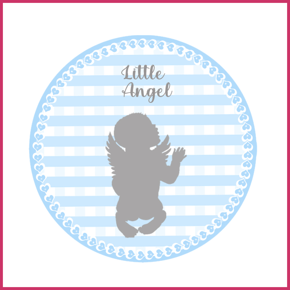 7 Drink Coasters blue kids boy girl baby shower birtdhay