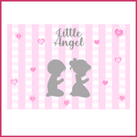 2 Birthday cards baby shower pink girl