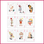 2 playing cards baby shower kids poker birth