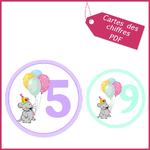 1 Carte chiifre enfants petite souris