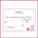 2 Teeth certificate children boy girl