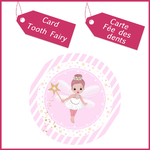 1 Carte pink tooth fairy