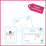 1 Teeth certificate children boy girl