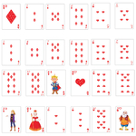 2 Jeu carte enfant prince princesse