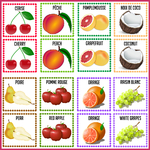 9 jeu mémory les fruits